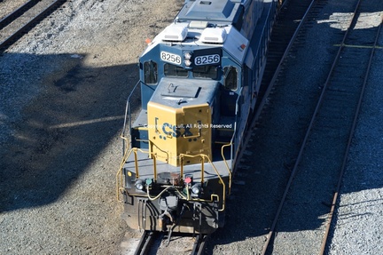 wm CSX 8256 20150131 3 SD40-2 Detail