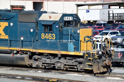 wm CSX 8463 20150119 5 SD40-2